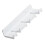 Gancho de enchufe ABS 0.8oz 23g Montaje de pared blanco 12
