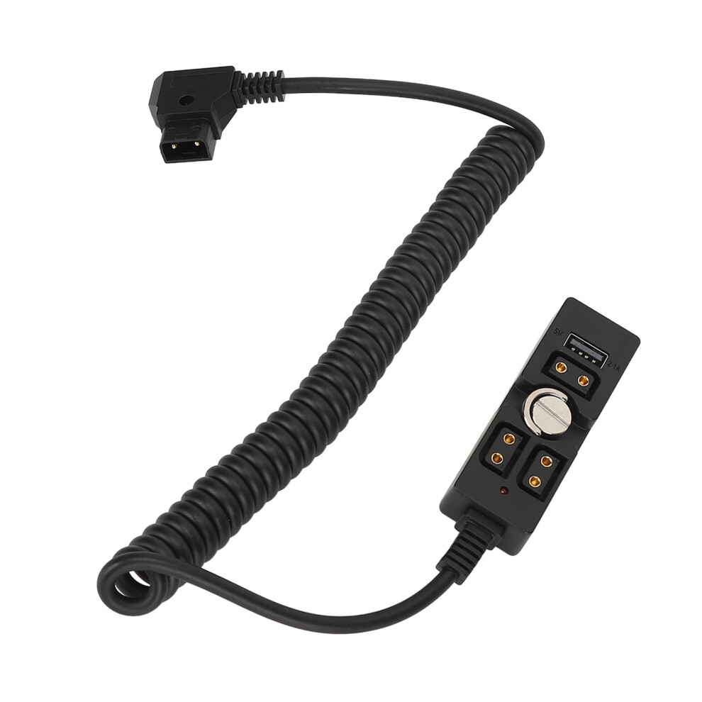 D Tap Male To 3 Port Female Splitter With 5V Usb Indicator For Arri V Mount Red 4651336137289