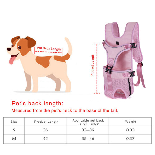 Sac à dos de transport pour chiens S/M Émeraude 1