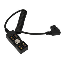 Répartiteur femelle à 4 ports D-Tap B vers 1/4 pouce PU