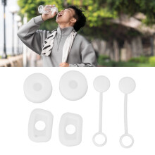 Silicone Leak Stopper Set: 6PCS - Spill Proof for Cups & Bottles