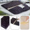 Compact Nylon Diaper Changing Mat with Storage Pockets Easy to Clean 8