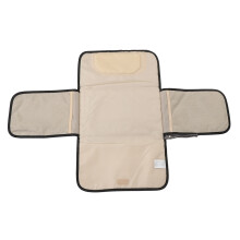 Waterproof Baby Changing Mat with Built-in Pillow Neat & Durable Design