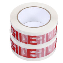 Fragile Tape 2 Rolls Bopp Film Packaging Tape For Fragile Items And Labels