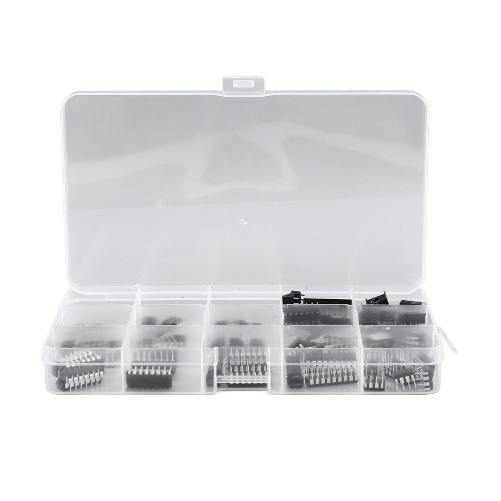 100Pcs Amplifier Ic Kit 12 Types With Dip Sockets - Silicon Circuit Assortment 4641336139482