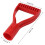 Plastic D-Handle Shovel Handle 32mm Inner Diameter Red 18cm 2
