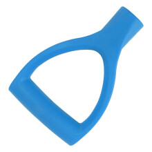 Schaufelgriff D-Typ 32 mm Innendurchmesser Kunststoff, Schnellbefestigung Schneeschaufelgriff zum Grabenziehen und Rechenwerkzeug, Hellblau