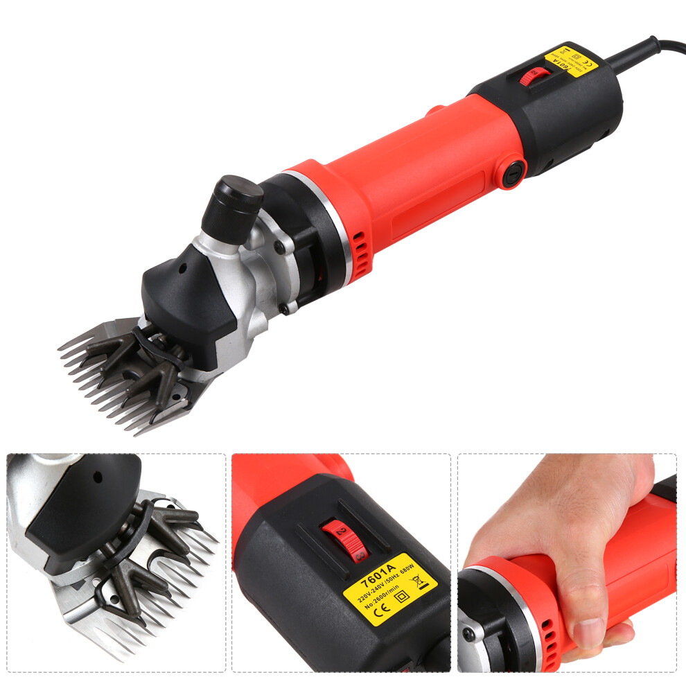 680W Elektrische Schafschere Und 6-Gang Professionelle Schafschere, Geeignet Zum Scheren Von Schaf-, Ziegen-, Rind- Und Haustierhaaren-image