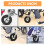 Neumático inflable negro de 7 pulgadas 35 PSI 3