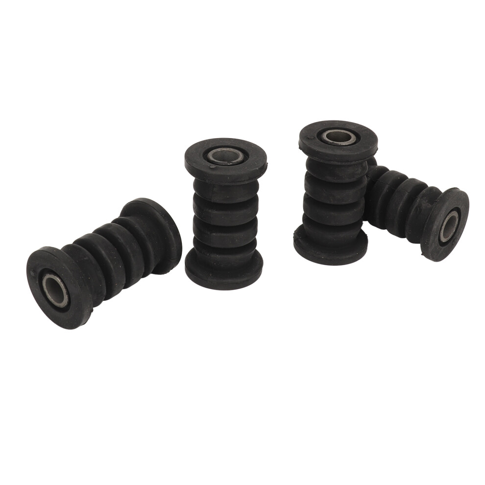 4 Pcs M10 Rubber Steel Alloy Swing Arm Mount Bushings For Atv Scooter 7891336145427