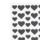 Black StarHeart Patch anti-bouton 144 patchs standard 16
