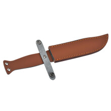 Outdoor Camping Knife Leather Case, Protective Cover for Cutter, Portable Knife Sheath, Durable Leather Case