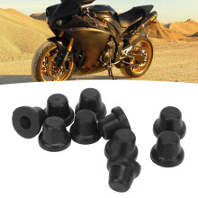 10 Stück Gummi-Bremssattel-Entlüftungskappen für Fahrzeuge, Motorräder und Maschinen