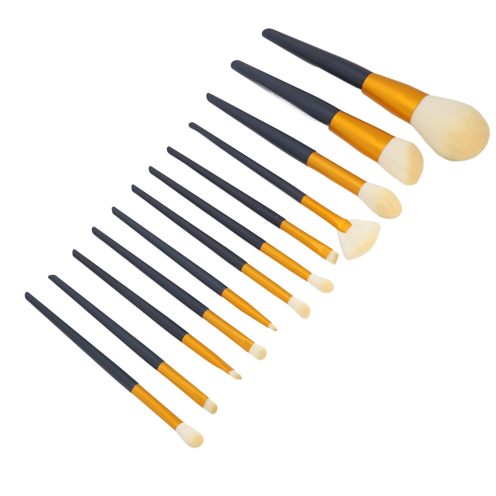 12pcs Makeup Brush Kit with Bag Soft Bristles for Flawless Makeup Application
