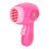 Asciugacapelli giocattolo per bambole - Rosa, Mini, 1xAA 2