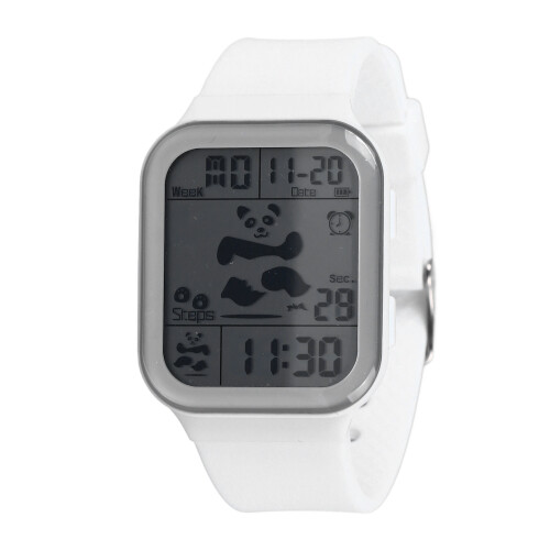 Reloj electrónico 170mAh, esfera de 35.7mm, 245mm, blanco 2