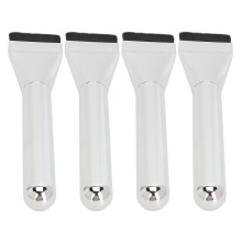 4 Stück Flüssigkeits-Foundation-Pinselset, Weiches, Flauschiges Haar, Ultradünne Flache Maskenapplikatoren