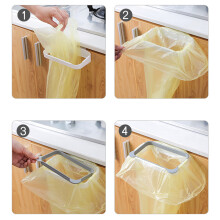 Soporte para bolsas de basura de ABS con diseño trasero para cocina