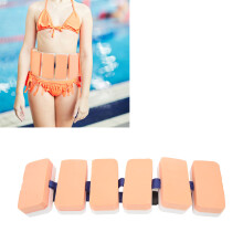 Schwimmgürtel Kinder Pool Float Gürtel EVA Übungstraining Verstellbarer Taillenbund Ausrüstungen Auftriebsgürtel mit 6 ovalen Schwimmkörper