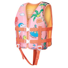 Schwimmweste 01 Kids 3-6 Years Orange Size L, Swim Aids Set: Arm Floats, Baby Swim Discs