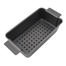 Molde para pastel de carne con bandeja de drenaje - acero al carbono, 692 g