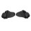 2 paia di cuscinetti antiscivolo in silicone per sollevamento, neri 11