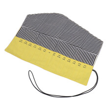 Gelbe faltbare wasserdichte Oxford-Stricknadeltasche, 45,5x34cm