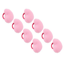 8 pièces de coussin porte-épingles pour poignet en forme de cœur, en coton, 8,5 7 cm