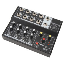 8 Channel Sound Mixer Console, Aluminium Alloy, 1200mAh Battery