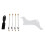 4pcs Beard Shaping Stencil Kit with Barber Pencils White Multiple Curve Tools 14