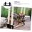 Firewood Storage Rack One Piece Iron Black Finish For Home Plank Storage Stack Stand 5