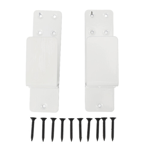 2 pezzi staffa a U per barriera 2x4 bianco 545 g 14,2 cm 2
