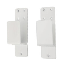 2 pezzi staffa a U per barriera 2x4 bianco 545 g 14,2 cm