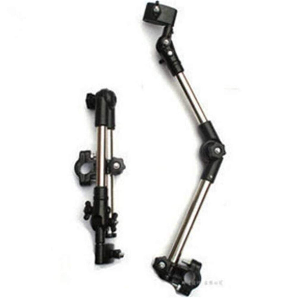 Multi Angle Folding Telescopic Umbrella Holder For Bicycle, Motorcycle, Wheelchair, Stroller - Adjustable Length