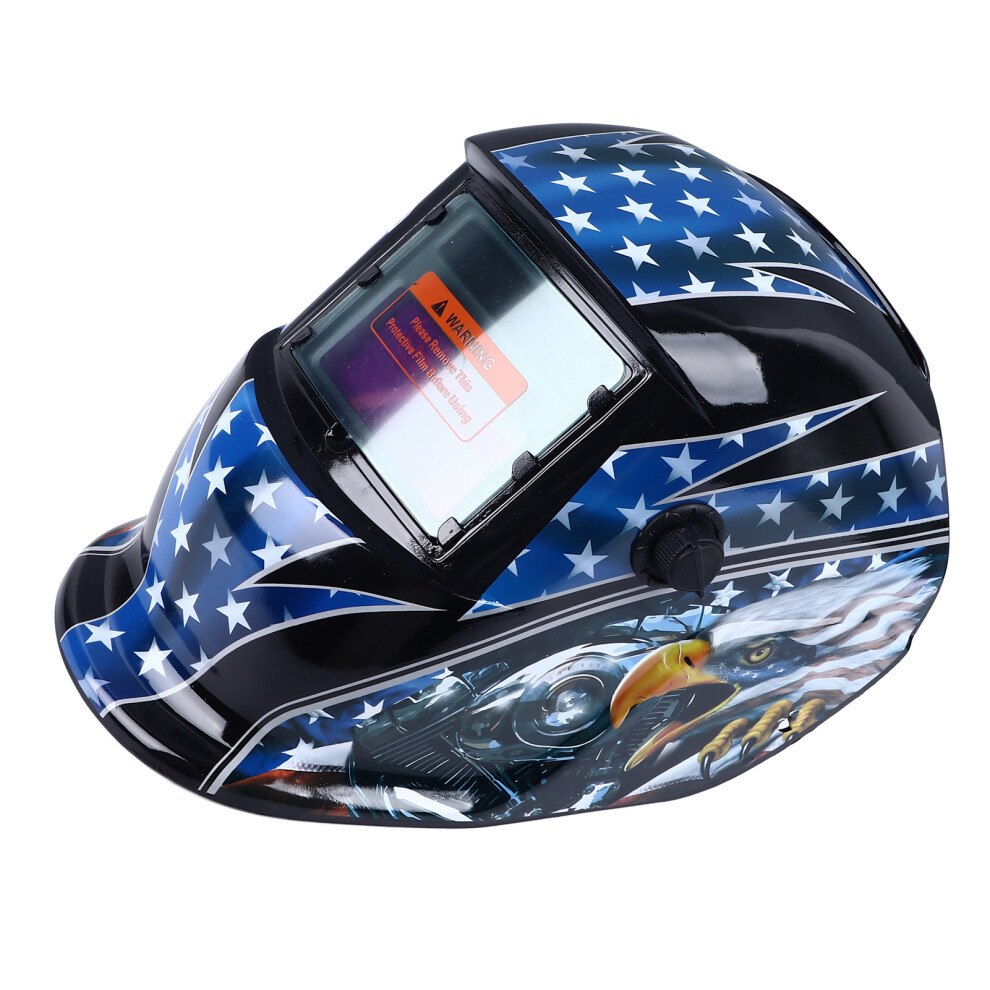 Solar Welding Helmet With Auto Darkening & Large View For Mig Tig Arc 7891336164831