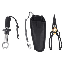 Multifunctional Pliers Aluminum Alloy With Open Ring Design, Fishing Pliers Set, Fish Handling Tool With Rope