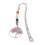 Marque-page Stone Tree 7 chakras cristal fraise 1