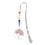 Marque-page Stone Tree 7 chakras cristal fraise 2