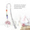 Marque-page Stone Tree 7 chakras cristal fraise 5
