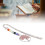 Marque-page Stone Tree 7 chakras cristal fraise 14