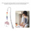 Marque-page Stone Tree 7 chakras cristal fraise 3