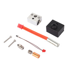 Hot-End-Düse-Kit hitzebeständiger Nickel-Kupfer-beschichteter stabiler 3D-Drucker-Extruder-Hotend-Kit für Ersatz