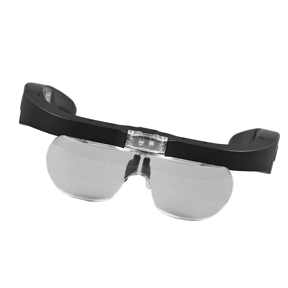 Light 1.5X-5X Rechargeable Led Magnifier Glasses For Crafting & Reading