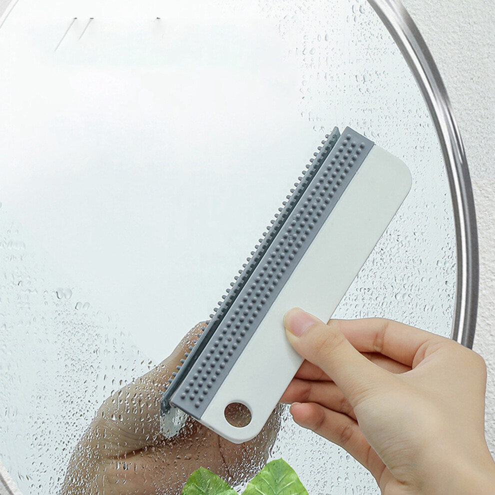 Water Blade Glass Scraper Â Portable Multipurpose Car Squeegee, White/Gray 7691336172214