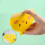 Durable Plastic Cartoon Shaped Mirror & Window Squeegee - Yellow 13