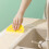 Durable Plastic Cartoon Shaped Mirror & Window Squeegee - Yellow 3