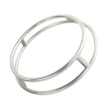 Portapentole in acciaio inossidabile a doppio livello 27.5x31x6.5cm