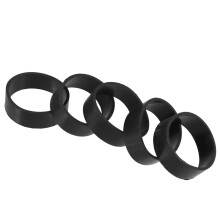 Diving Belt Fixing Ring Pack Of 5 Rubber Tank Strap Black Underwater Weight Lead Belt For Diving Bottle Strap