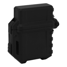Custodia in nylon per accendino 60x55x20 mm nero 51x37x12 mm