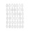 Set di stencil per trucco del viso, 42 pezzi, riutilizzabile, PP 16